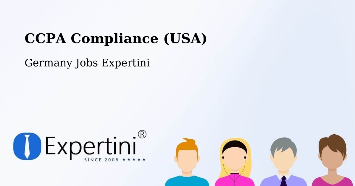 CCPA Privacy Rights & Compliance Notice – Gotha - Germany Jobs Expertini