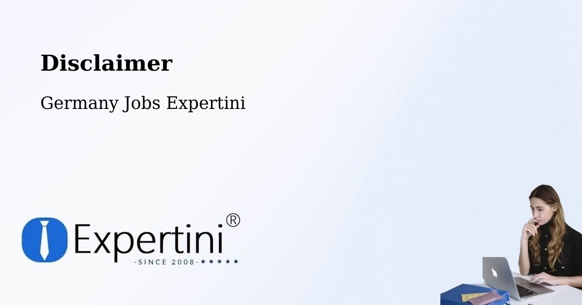 Disclaimer – Gotha - Germany Jobs Expertini