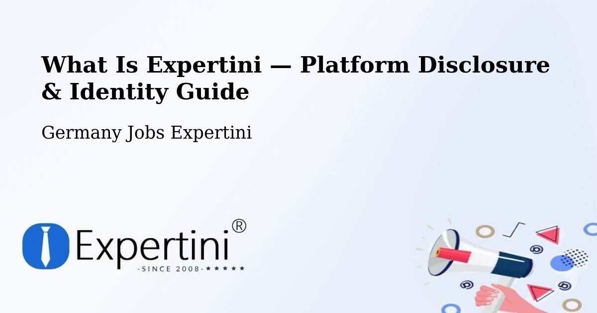 What Is Expertini — Platform Disclosure & Identity Guide – Gotha